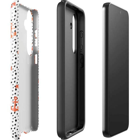 Bouffants and Broken Hearts Anchors and Dots Galaxy S25 Impact Case